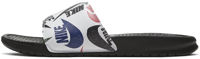 Nike Benassi JDI Slide 'Swoosh Print' 631261-035 Nike Benassi JDI Slide 'Swoosh Print' 631261-035