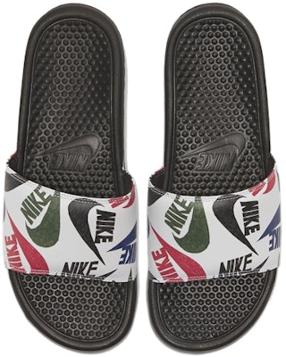 耐克 Benassi JDI 运动拖鞋 'Swoosh 印花' 631261-035 Lookbook 耐克 Benassi JDI 运动拖鞋 'Swoosh 印花' 631261-035