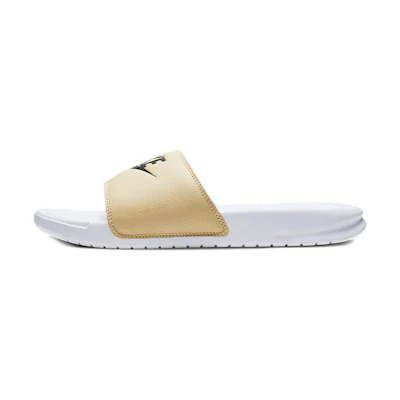 Nike Benassi JDI Slide 'White Team Gold'