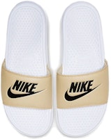 Nike Benassi Jdi 拖鞋 男女皆宜 白金色 Lookbook Nike Benassi Jdi 拖鞋 男女皆宜 白金色