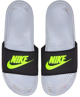 Nike Benassi JDI Slide 'Wolf Grey Volt' 343880-027 Lookbook Nike Benassi JDI Slide 'Wolf Grey Volt' 343880-027