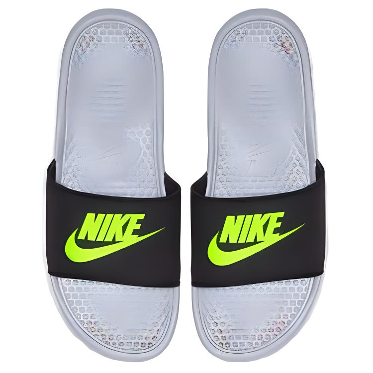 Lookbook 나이키 베나시 JDI 슬라이드 '울프 그레이 볼트' 343880-027