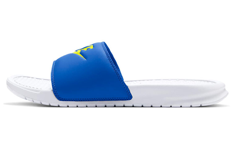 Buy Selipar Nike Benassi JDI Biru/Kuning/Putih 343880-029