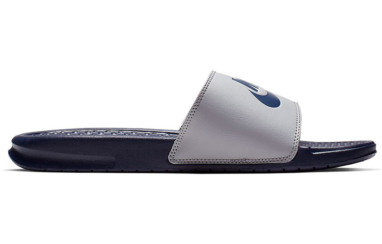 Order Nike Benassi JDI Slippers Shoes Grey/Blue 343880-024