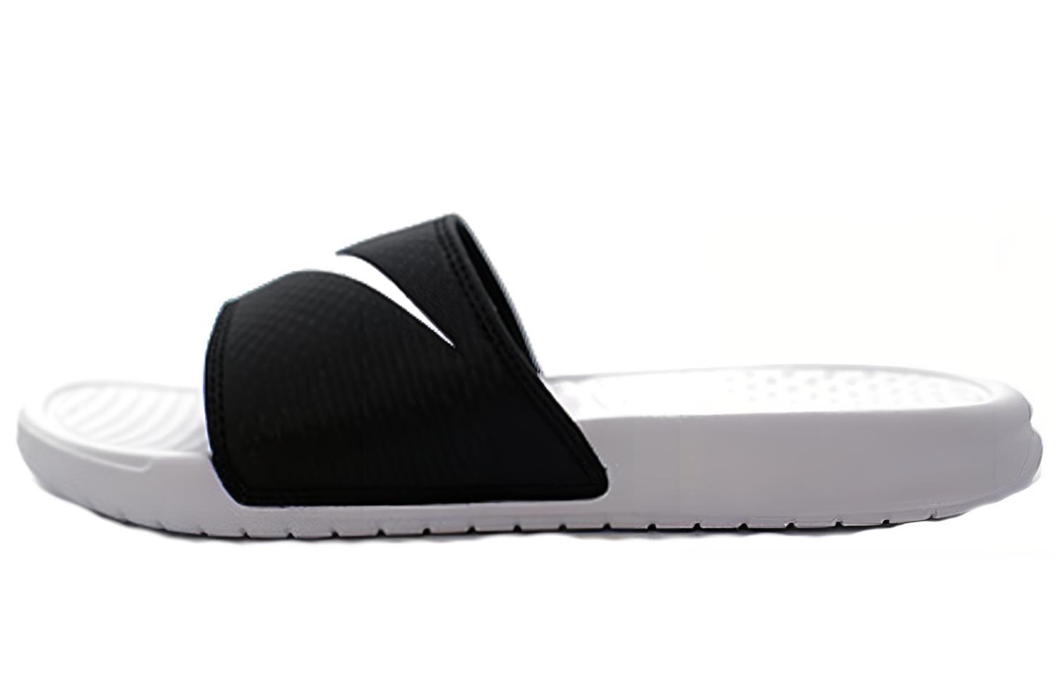 Buy Nike Benassi JDI Blanco Zapatillas Deportivas Casual Negro Blanco 312618-019