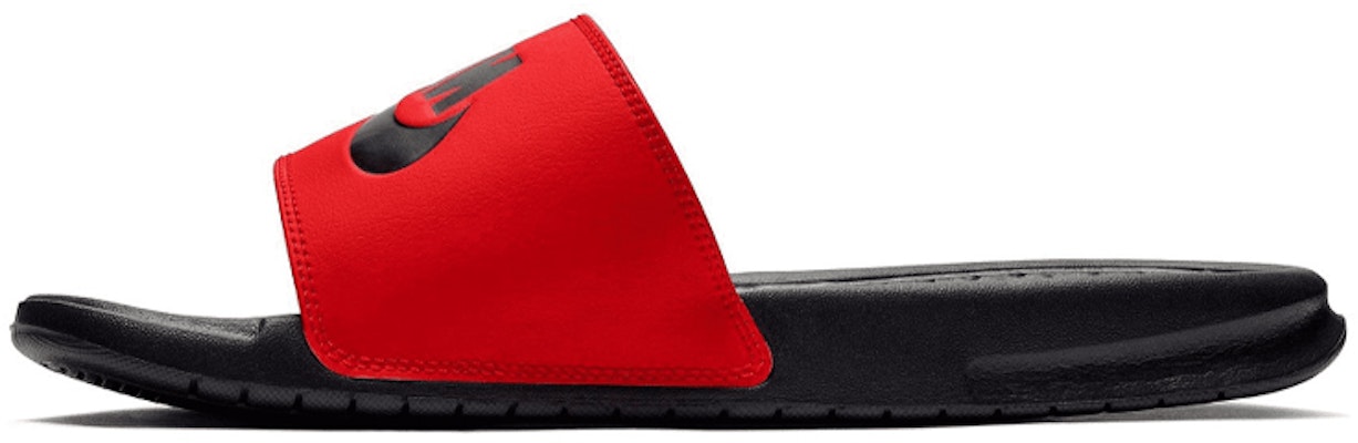 Nike Benassi Just Do It Slippers Red/Black 343880-605 Buy Nike Benassi Just Do It Slippers Red/Black 343880-605