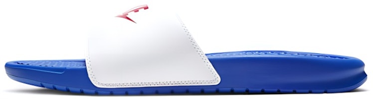 Nike Benassi Slide 'Game Royal White' 343880-410 Nike Benassi Slide 'Game Royal White' 343880-410