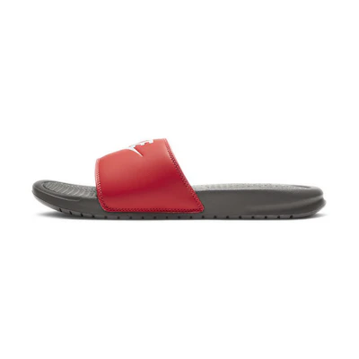 Nike Benassi Slide 'Iron Grey Red'