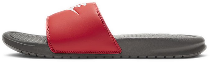 Nike Benassi Slide 'Iron Grey Red' 343880-028 Nike Benassi Slide 'Iron Grey Red' 343880-028