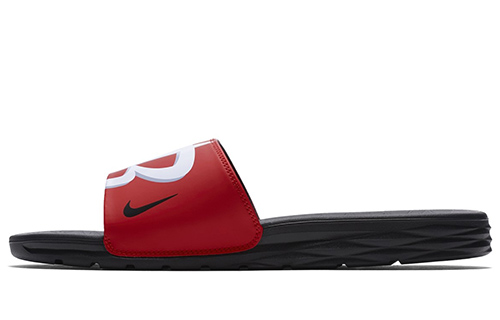 Buy Nike Benassi Solarsoft NBA 'Houston Rockets Sandal' 917551-602