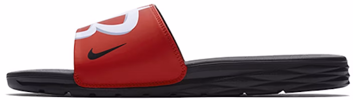 Nike Benassi Solarsoft NBA 'Houston Rockets Slide' 917551-602 Nike Benassi Solarsoft NBA 'Houston Rockets Slide' 917551-602