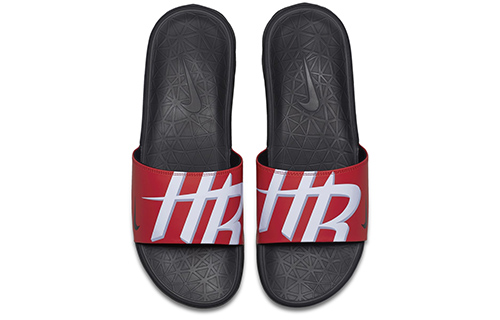 Lookbook Nike Benassi Solarsoft NBA 'Houston Rockets Sandal' 917551-602
