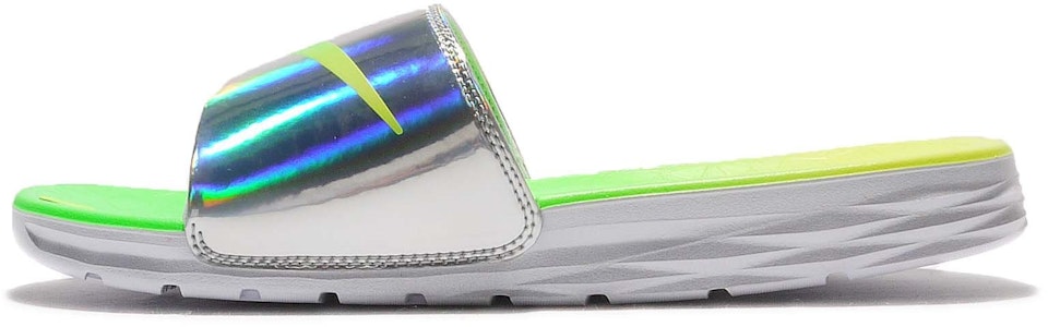 Nike Benassi Solarsoft Olyfed 舒適百搭 人字拖鞋 男女款 黃綠色 Buy Nike Benassi Solarsoft Olyfed 舒適百搭 人字拖鞋 男女款 黃綠色