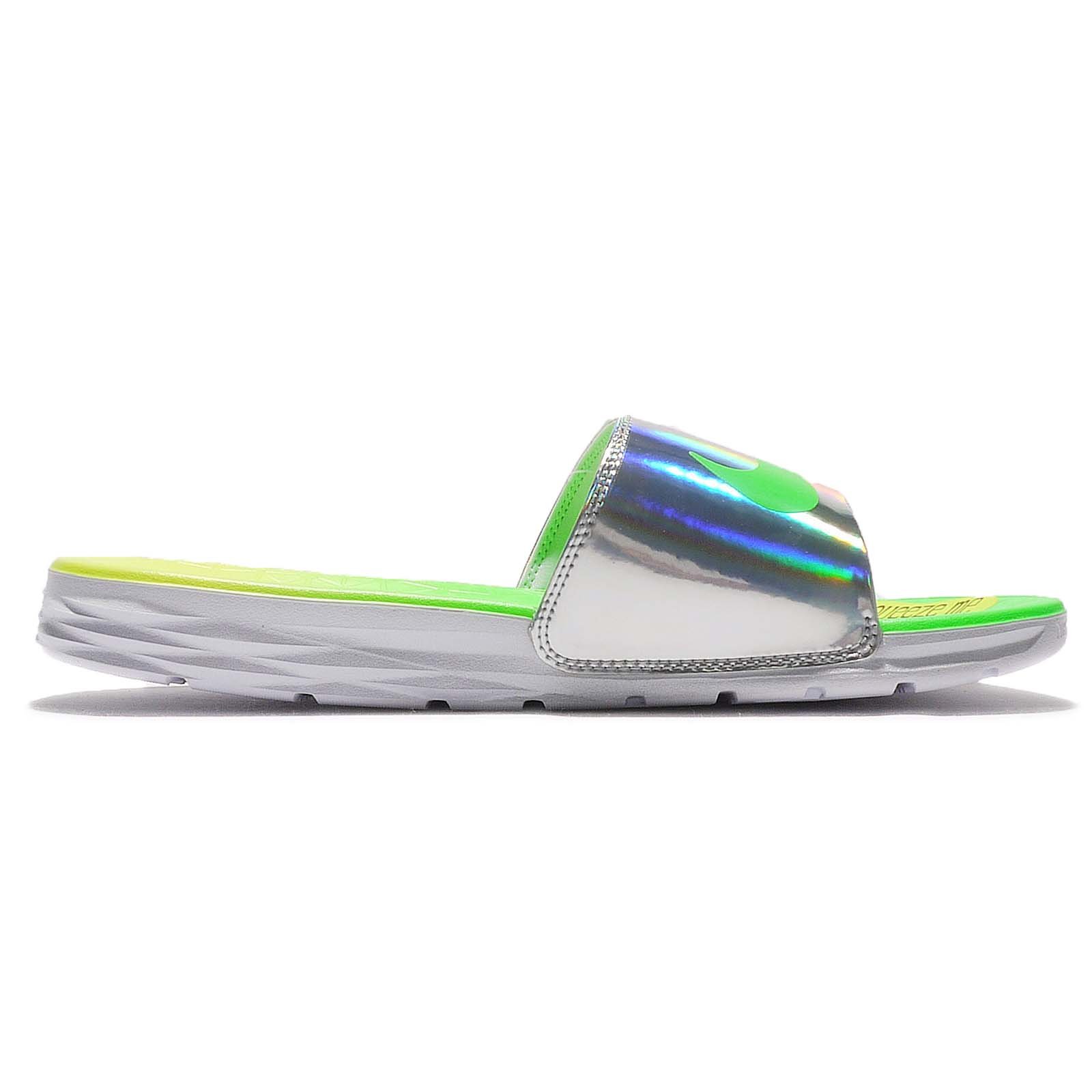 Order Nike Benassi Solarsoft Olyfed 舒適百搭 人字拖鞋 男女款 黃綠色