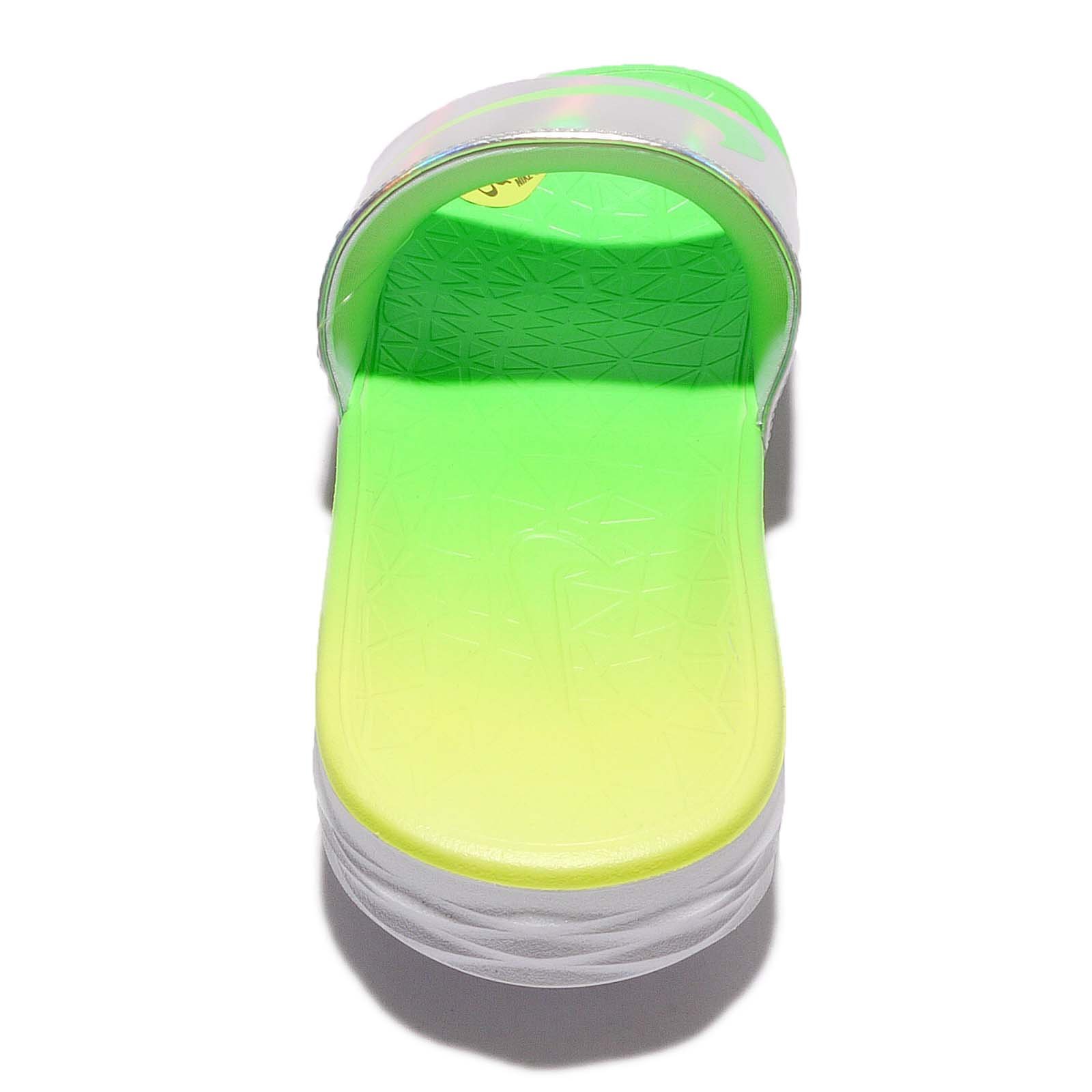 Shop Nike Benassi Solarsoft Olyfed 舒適百搭 人字拖鞋 男女款 黃綠色