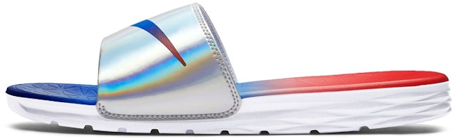 Nike Benassi Solarsoft Olyfed Slide 'Team USA' 835553-461 Nike Benassi Solarsoft Olyfed Slide 'Team USA' 835553-461