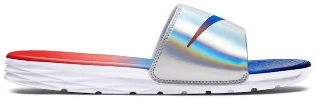 Nike Benassi Solarsoft Olyfed 藍紅漸變 雷射 拖鞋 男女皆宜 Order Nike Benassi Solarsoft Olyfed 藍紅漸變 雷射 拖鞋 男女皆宜