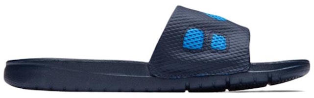 Sandal Sukan Nike Benassi Solarsoft Hitam Biru 431884-440 Order Sandal Sukan Nike Benassi Solarsoft Hitam Biru 431884-440