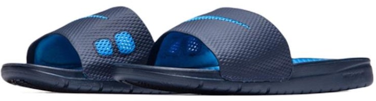 Sandal Sukan Nike Benassi Solarsoft Hitam Biru 431884-440 Lookbook Sandal Sukan Nike Benassi Solarsoft Hitam Biru 431884-440