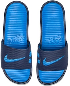 ナイキ ベナッシ ソーラーソフト スライド (黒/青) 431884-440 Shop ナイキ ベナッシ ソーラーソフト スライド (黒/青) 431884-440
