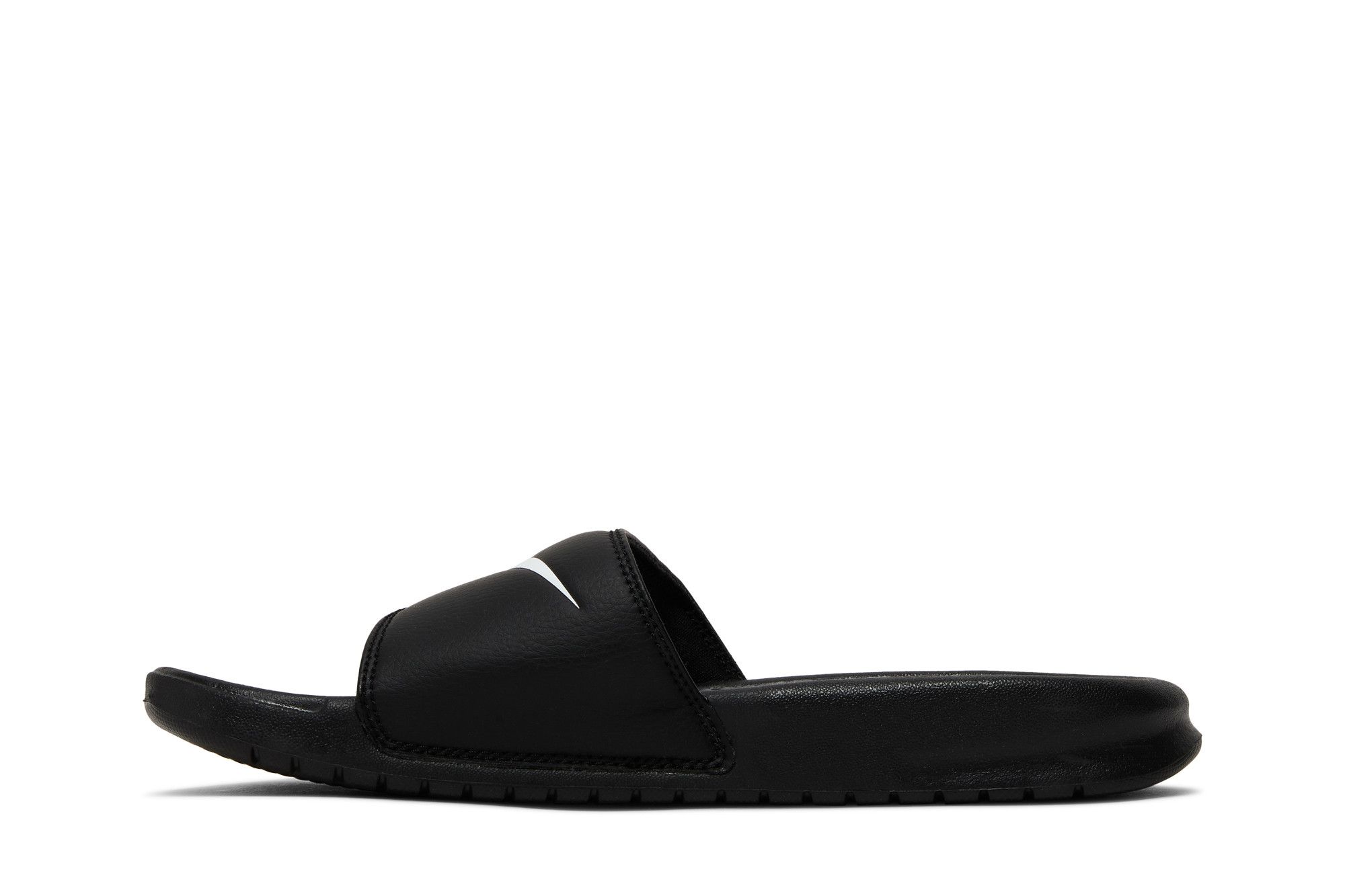 Shop Nike Benassi Swoosh Slide 'Hitam Putih' 312618-011