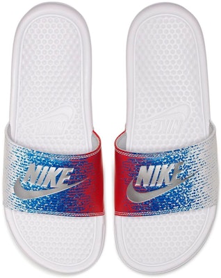 Sandalias Nike Benassi USA 'Blanco Azul Rojo' AQ7983-100 Lookbook Sandalias Nike Benassi USA 'Blanco Azul Rojo' AQ7983-100