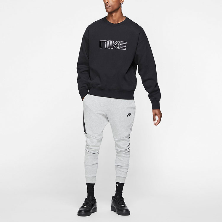Purchase Nike Big Letter Logo Pullover Sweatshirt Black AV8276-010