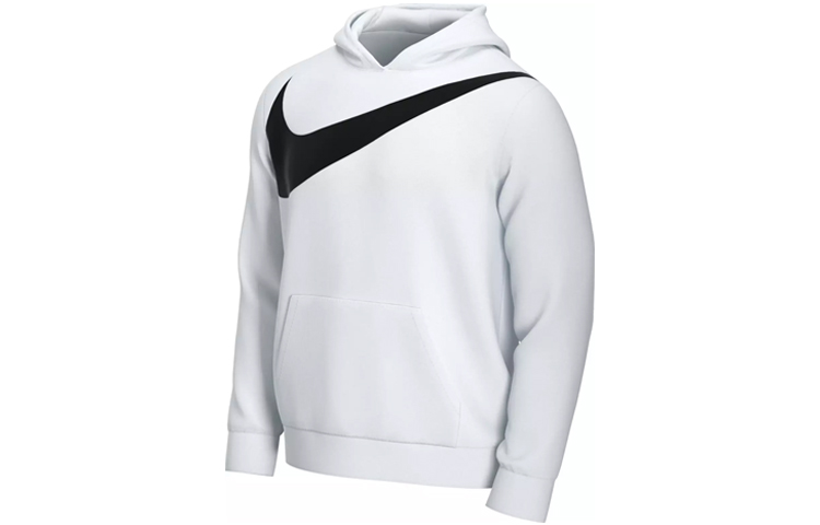Nike Big Logo Basketball Hoodie White CK6458-100
