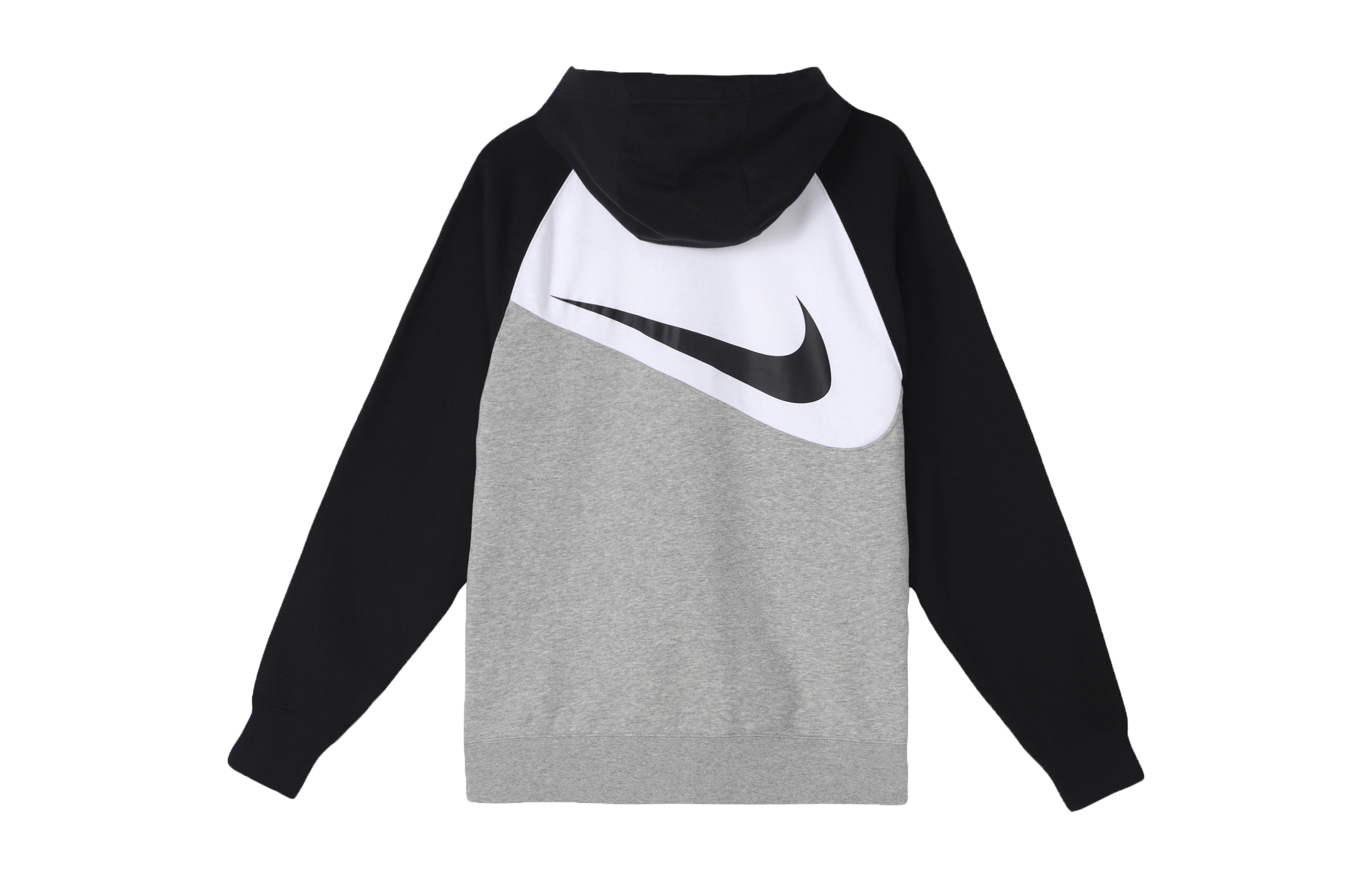 Nike Big Logo Zip-Up Hoodie Jacket Black/White/Grey BV5300-064 圖 3