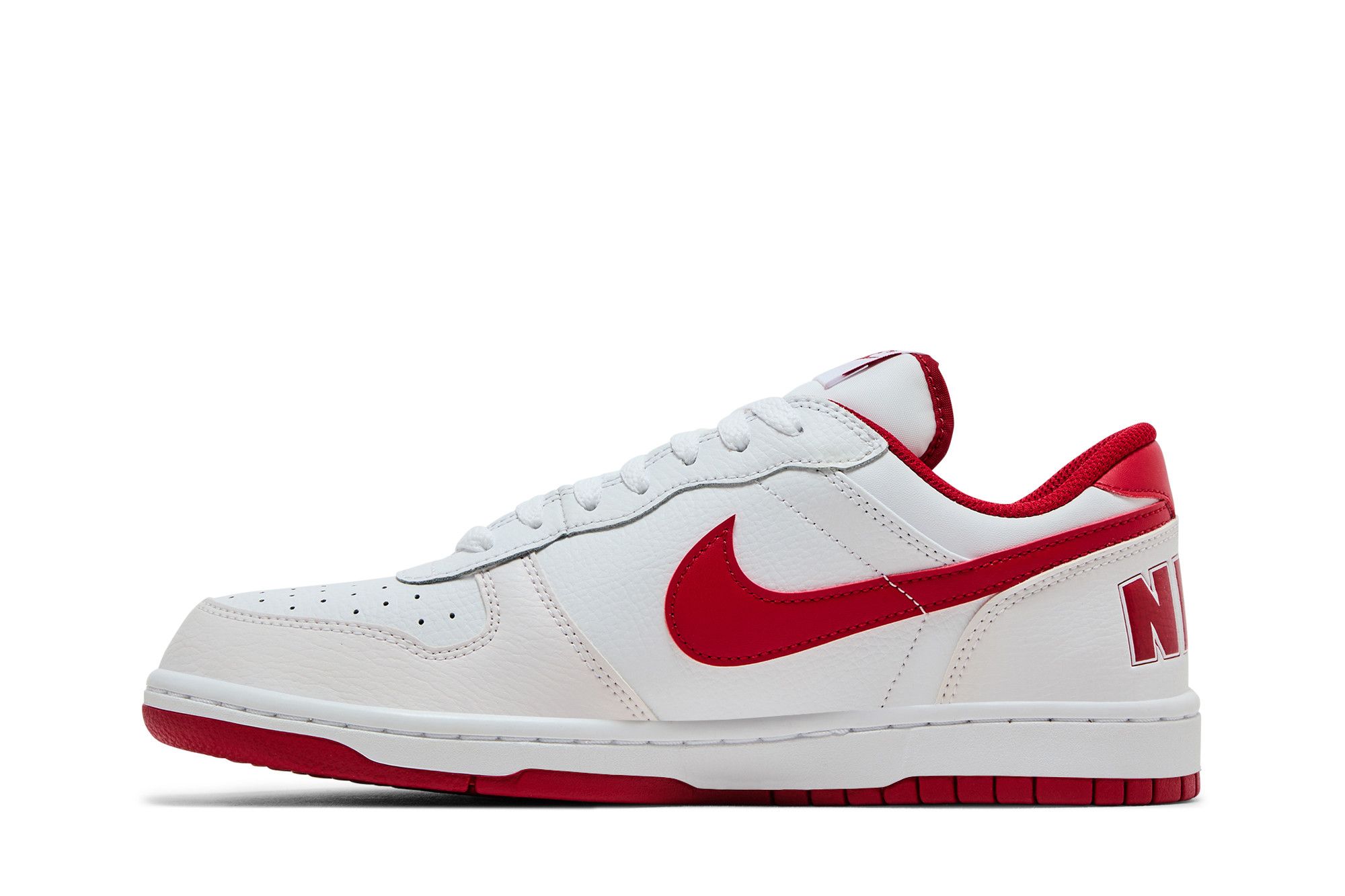 Shop Nike Big Low 'Putih Gym Merah' 355152-150