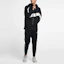 Shop Nike Big Swoosh Hoodie Jaket Hitam dengan Resleting AR3085-010