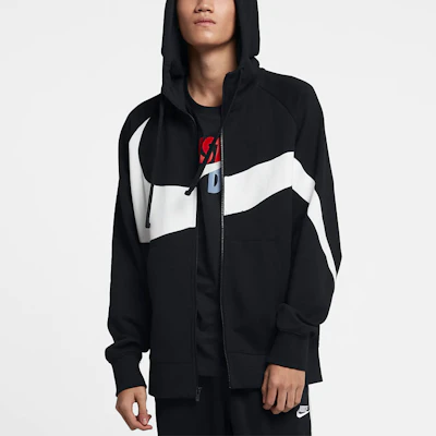 Nike Big Swoosh Hoodie Jaket Hitam dengan Resleting AR3085-010 Purchase Nike Big Swoosh Hoodie Jaket Hitam dengan Resleting AR3085-010