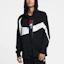 Purchase Nike Big Swoosh Hoodie Jaket Hitam dengan Resleting AR3085-010