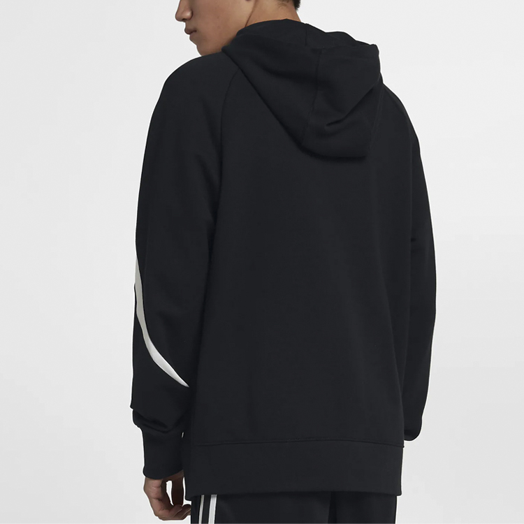 Details for Nike Big Swoosh Hoodie Jaket Hitam dengan Resleting AR3085-010