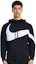 Sizing Nike Big Swoosh Hoodie Jaket Hitam dengan Resleting AR3085-010