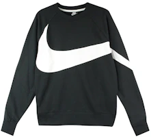 Nike Big Swoosh Crewneck Pullover Sweatshirt Black () AR3089-012 Nike Big Swoosh Crewneck Pullover Sweatshirt Black () AR3089-012