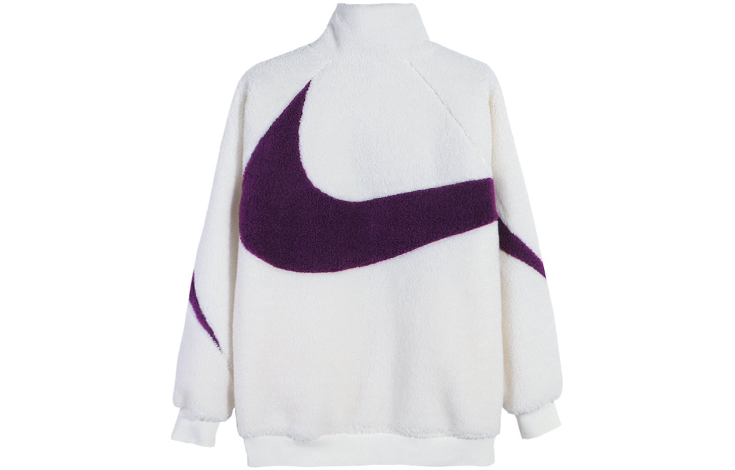 Nike Big Swoosh Fleece Jacket Canvas White DH2474-156 圖 3