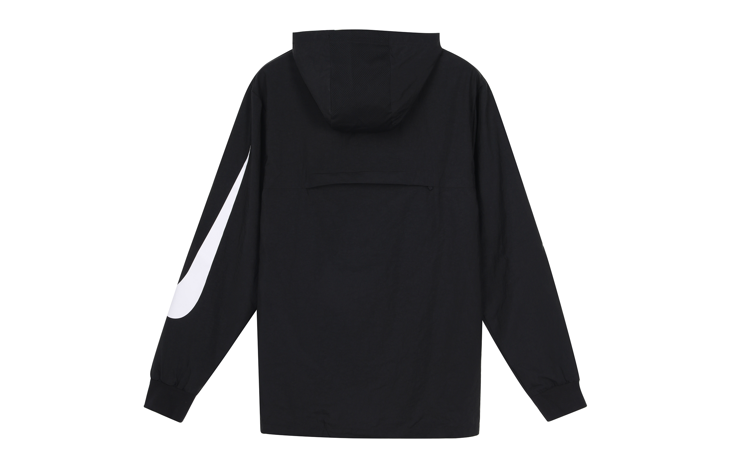 Nike BIG SWOOSH Half-Zip Hoodie Jacket Black Youth CW6207-010 圖 3