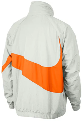 Nike Big Swoosh Half-Zip Jacket White Orange AJ1404-123 Lookbook Nike Big Swoosh Half-Zip Jacket White Orange AJ1404-123