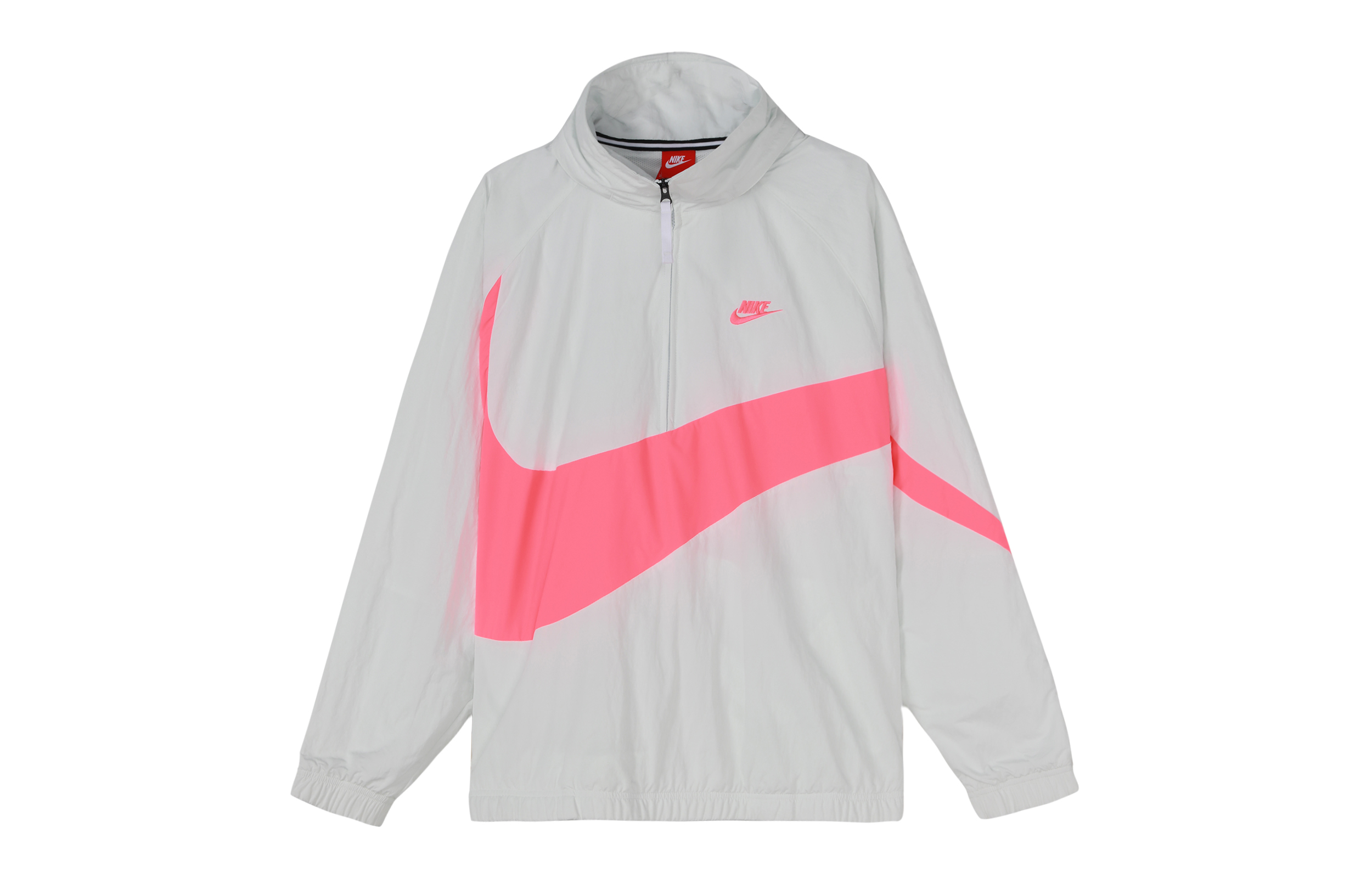 Nike Big Swoosh Half-Zip Retro Sports Jacket White AJ1404-122 圖 2