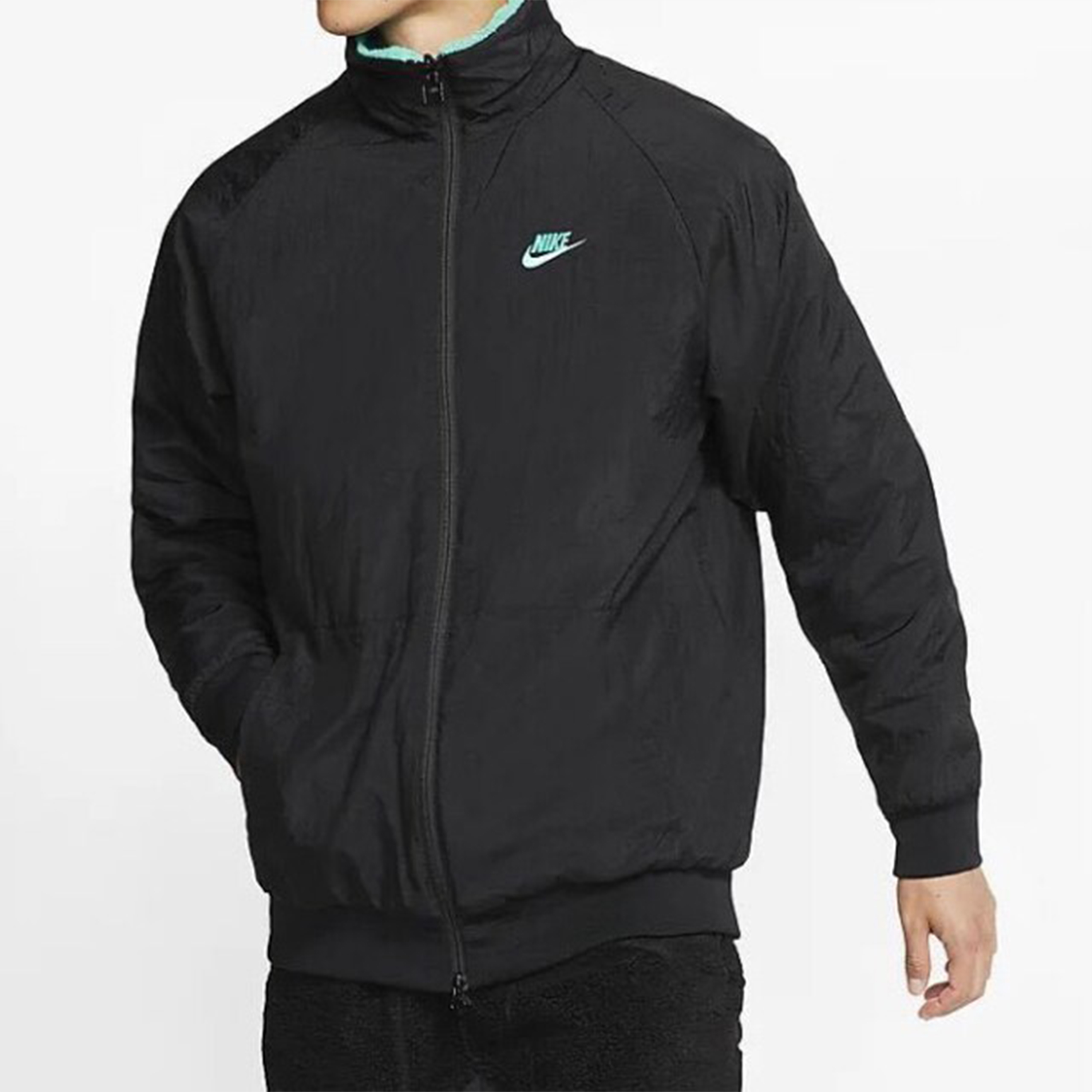 Nike Big Swoosh Limited Edition Men’s Reversible Fleece Jacket Blue BQ6546-301 圖 5