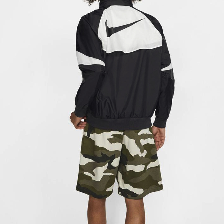 Nike Big Swoosh Packable Jacket - Spring Asian Edition Black AR2210-012 圖 5