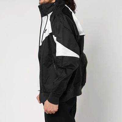 Nike Big Swoosh Packable Jacket - Spring Asian Edition Black AR2210-012 Details for Nike Big Swoosh Packable Jacket - Spring Asian Edition Black AR2210-012
