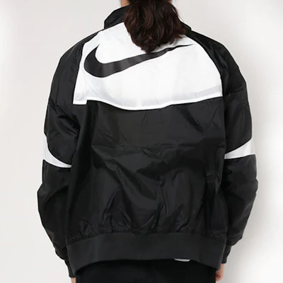Nike Big Swoosh Packable Jacket - Spring Asian Edition Black AR2210-012 Sizing Nike Big Swoosh Packable Jacket - Spring Asian Edition Black AR2210-012