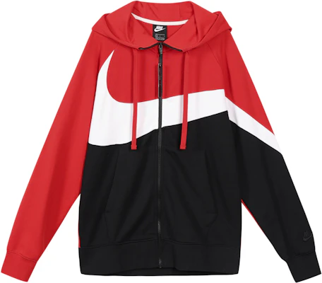 Nike Big Swoosh Retro Colorblock Hoodie with Zipper for Men AR3085-657 Order Nike Big Swoosh Retro Colorblock Hoodie with Zipper for Men AR3085-657