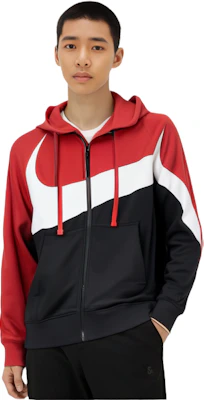 Nike Big Swoosh Retro Colorblock Hoodie with Zipper for Men AR3085-657 1