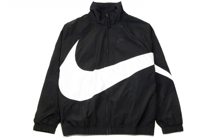 Nike Big Swoosh Retro Colorblock Track Jacket Black Sportswear AR3132-010