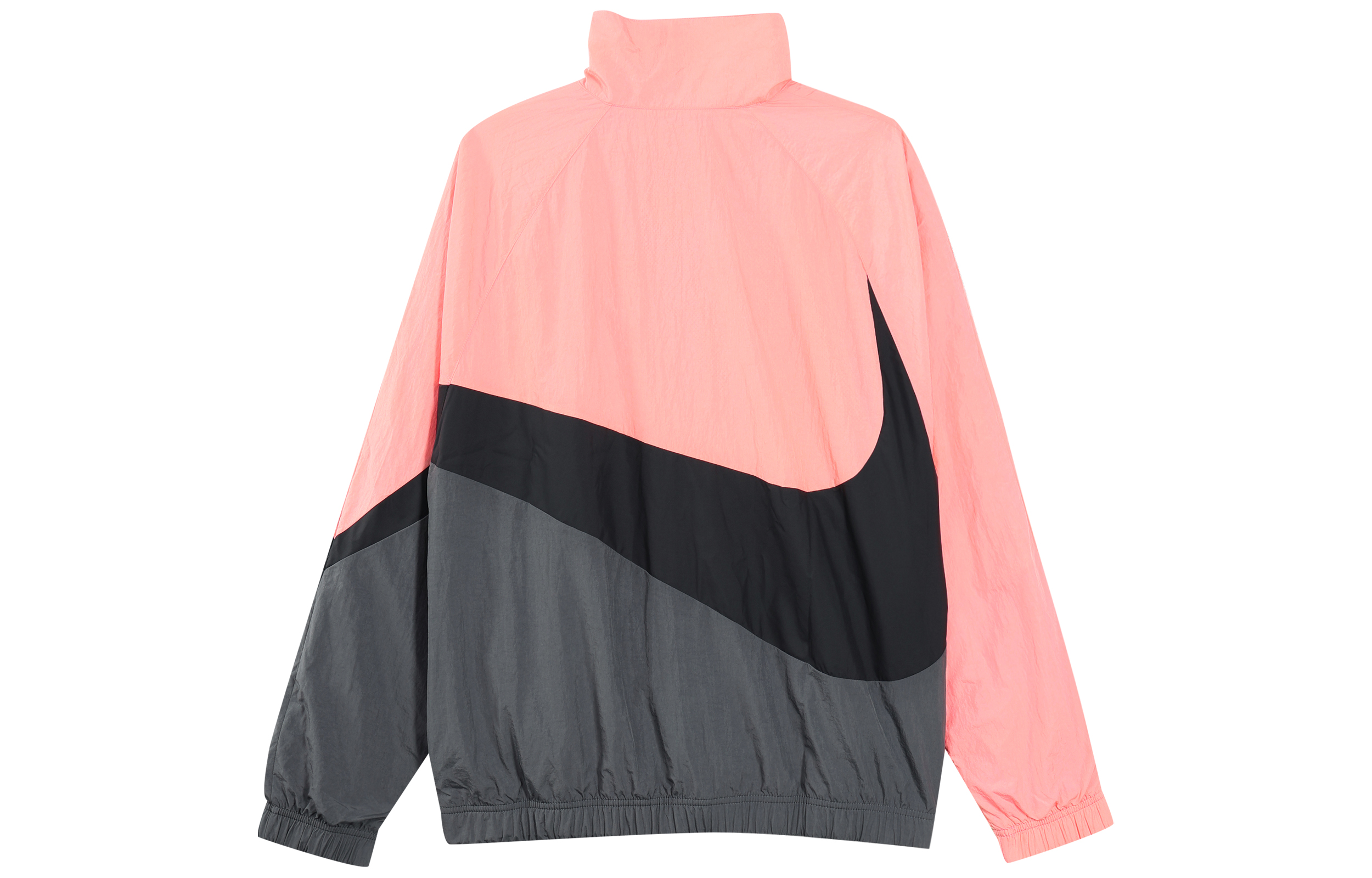 Nike Big Swoosh Retro Colorblock Track Jacket Black/Grey/Pink Springwear AR3133-668 圖 3