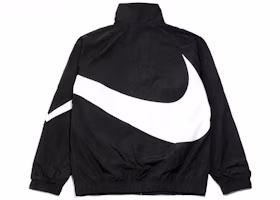 Lookbook Nike 大勾復古撞色運動外套 黑色運動風 AR3132-010