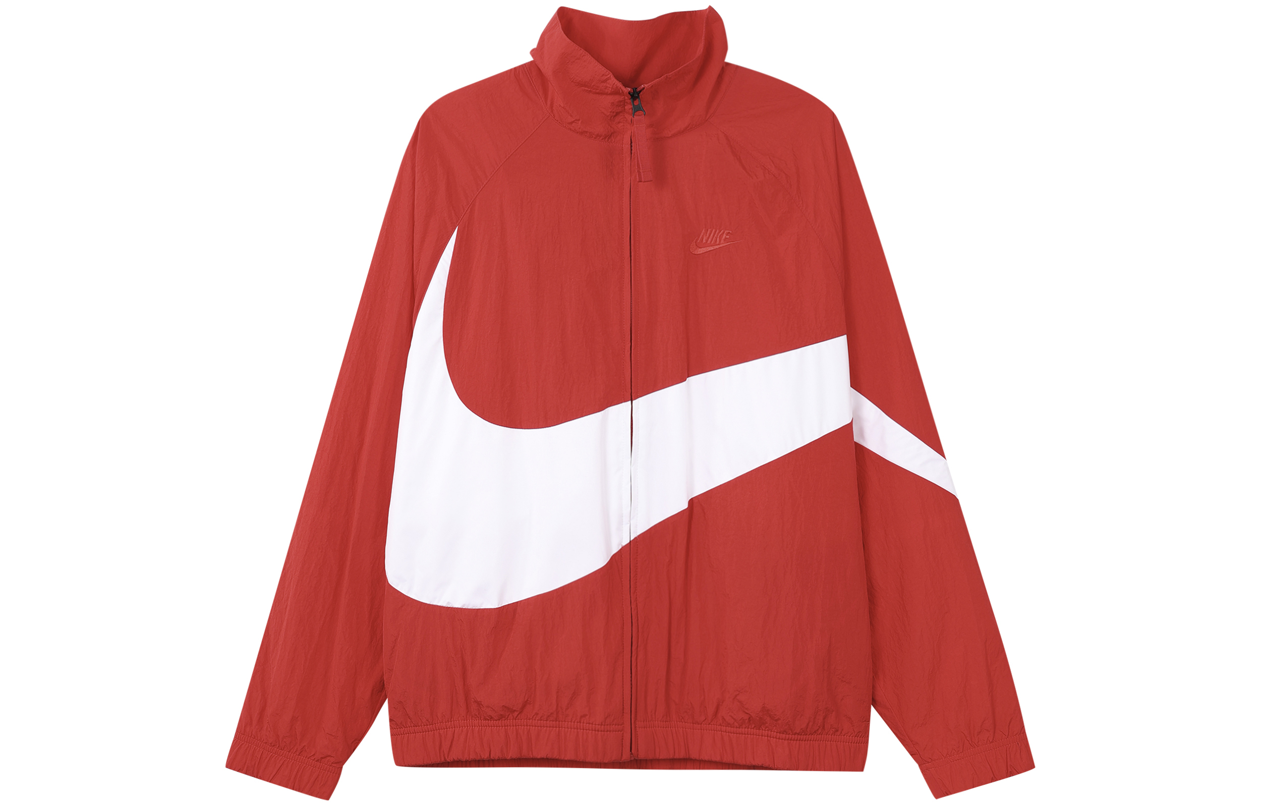 Nike Big Swoosh Retro Sportswear Full-Zip Jacket University Red Mens Spring AR3133-658